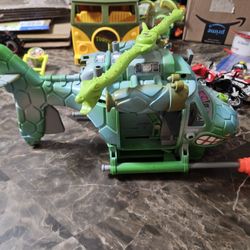 Vintage TMNT 1990 Turtle Copter Turtlecopter 