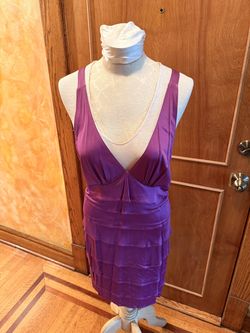 Yigal Azrouel Magenta Satin Dress