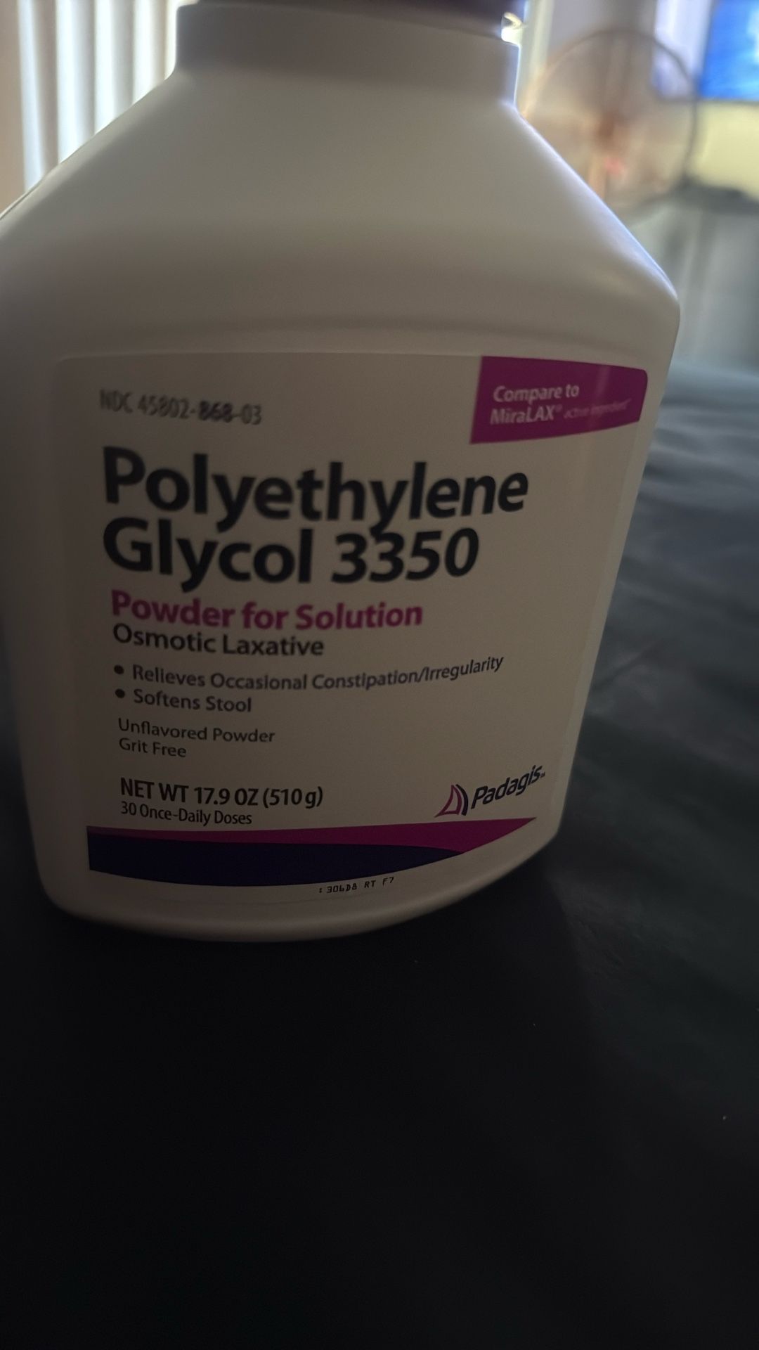 Miralax Polyethylene Powder