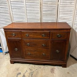 Solid wood vintage buffet