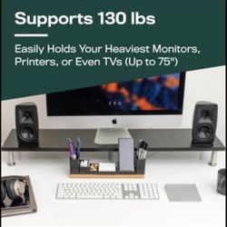 Original Oasis Bamboo Monitor Stand