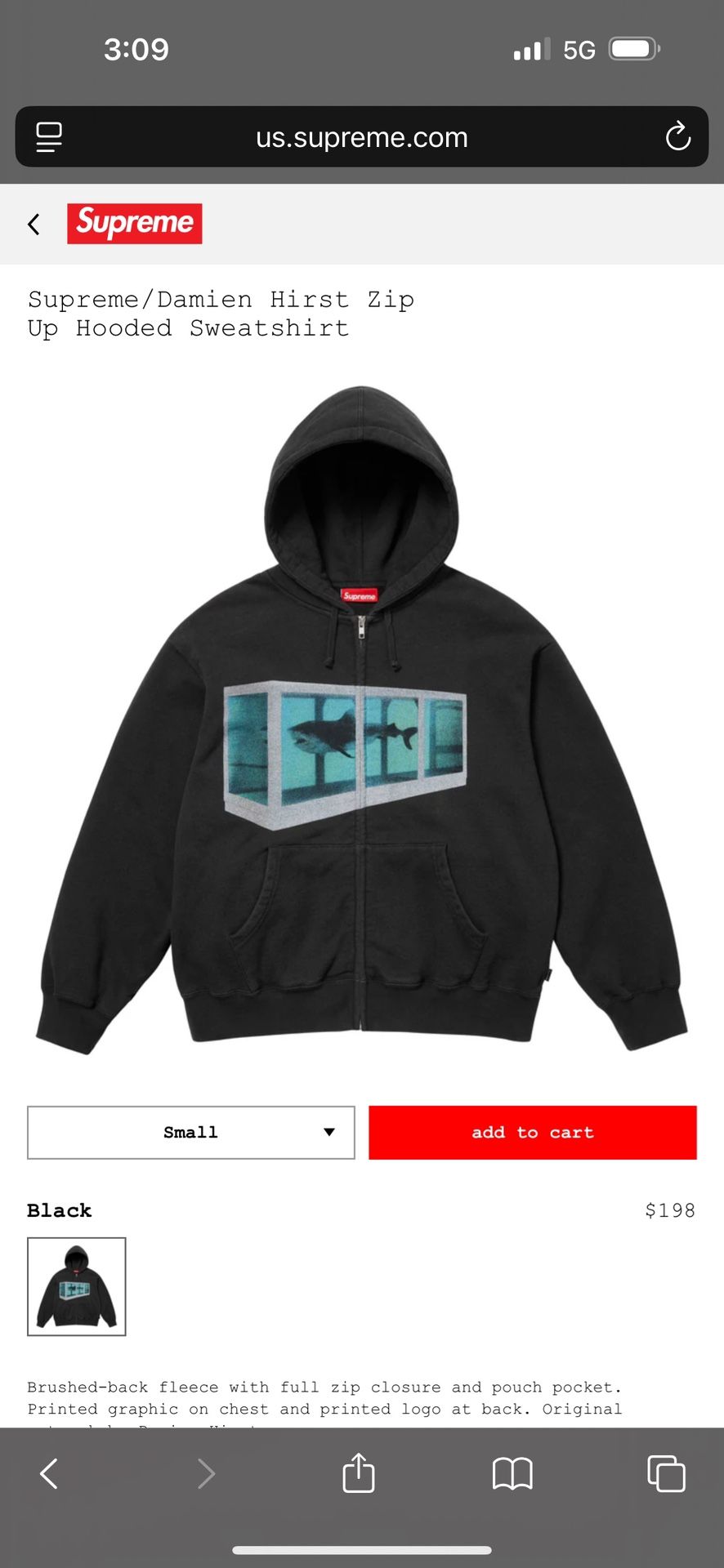 Supreme Damien Hurst Hoodie