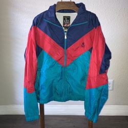 Vintage 90s Olympics Team USA Windbreaker Jacket Size XL