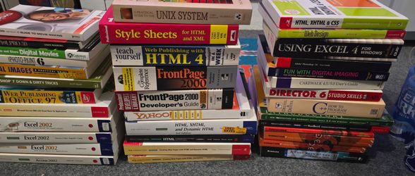 Lot of 37 Vintage Computer & Programming Books