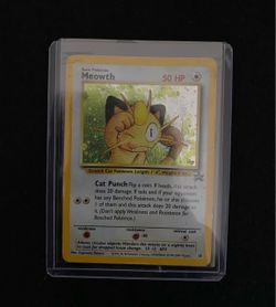 Pokemon TCG Meowth Black Star Promo Holo