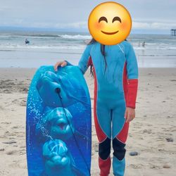 Kids Wetsuit And Boogie Board