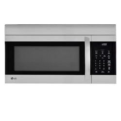 LG EasyClean 1.7-cu ft 1000-Watt Over-the-Range Microwave with Sensor Cooking (Stainless Steel)