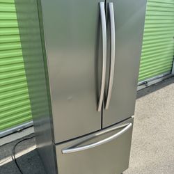 Samsung 29” Wide Stainless Steel Refrigerator ; French Doors