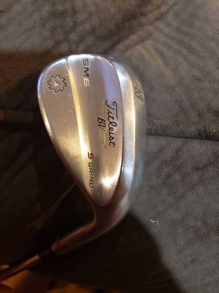 Titleist Golf SM6 wedge 58 degrees 10 bounce S Grind