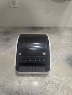 Brother QL-1110NWB Wide Format, Postage and Barcode Professional Thermal Monochrome Label Printer with Wireless Connectivity