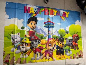 Paw patrol back drop
