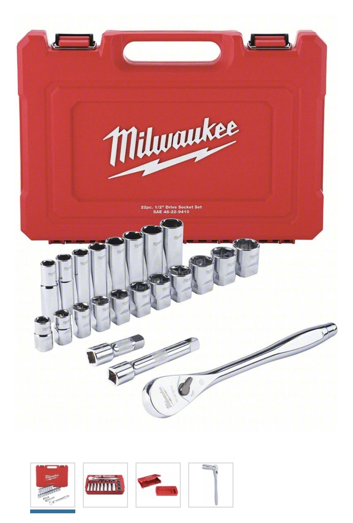 Milwaukee 1/2” Socket Set