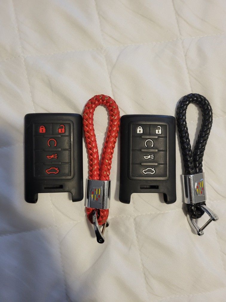 USED CADILLAC SILICONE COVER FOR KEY FOB WITH BREADED SCREW IN CHARM RED AND BLACK 10$ EACH
11525 S HALSTED DUNKIN DONUTS
10$ CASH ONLY AS IS