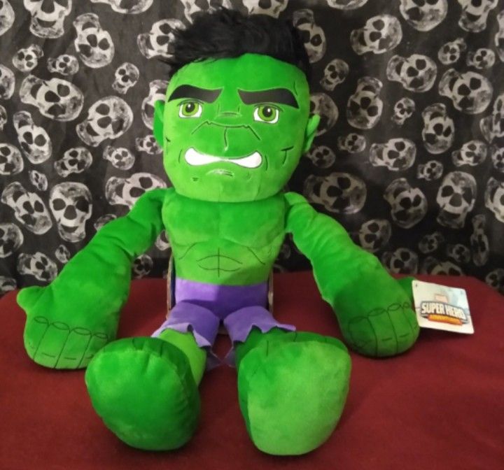 New The incredible hulk plushie buddy