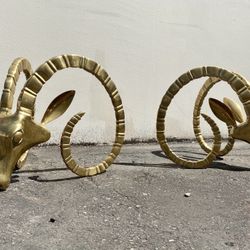 Brass Ram Table Heads SALE