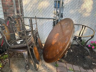 Table and 4 chairs