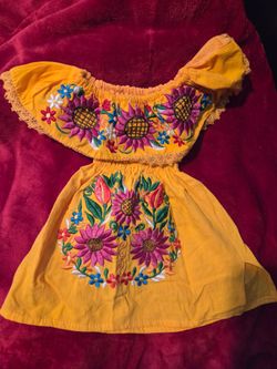 Mexican Toddler Dress Size 2T