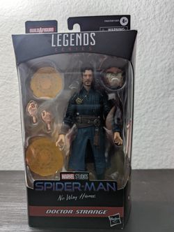 Marvel Legends Spider Man No Way Home Doctor Strange And Build A Figure Armadillo Leg Action Figure