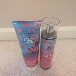 Bath & Body Works Paris Amour Set