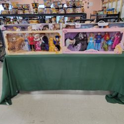 Disney Store Sleeping Beauty/Beauty & Beast Deluxe Doll Set