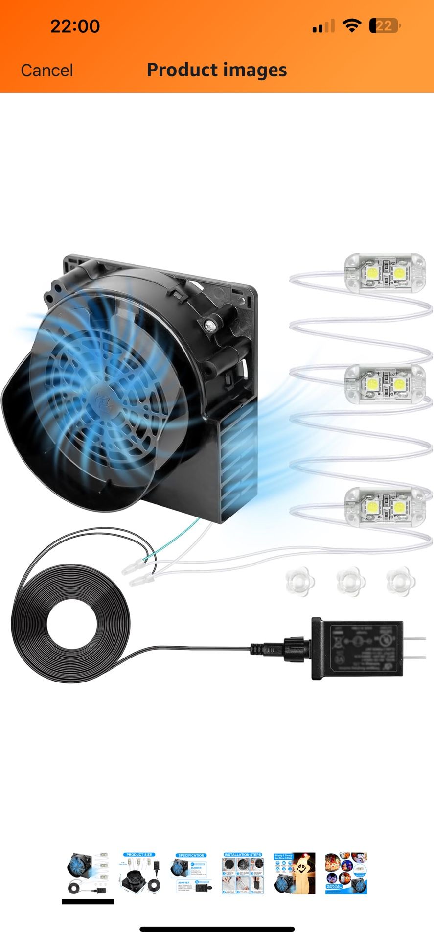 Air Blower For Inflatables Replacement Fan Blower