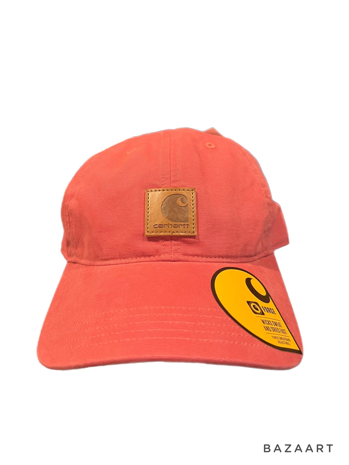 Carhartt Mens Pink Canvas Logo Cap