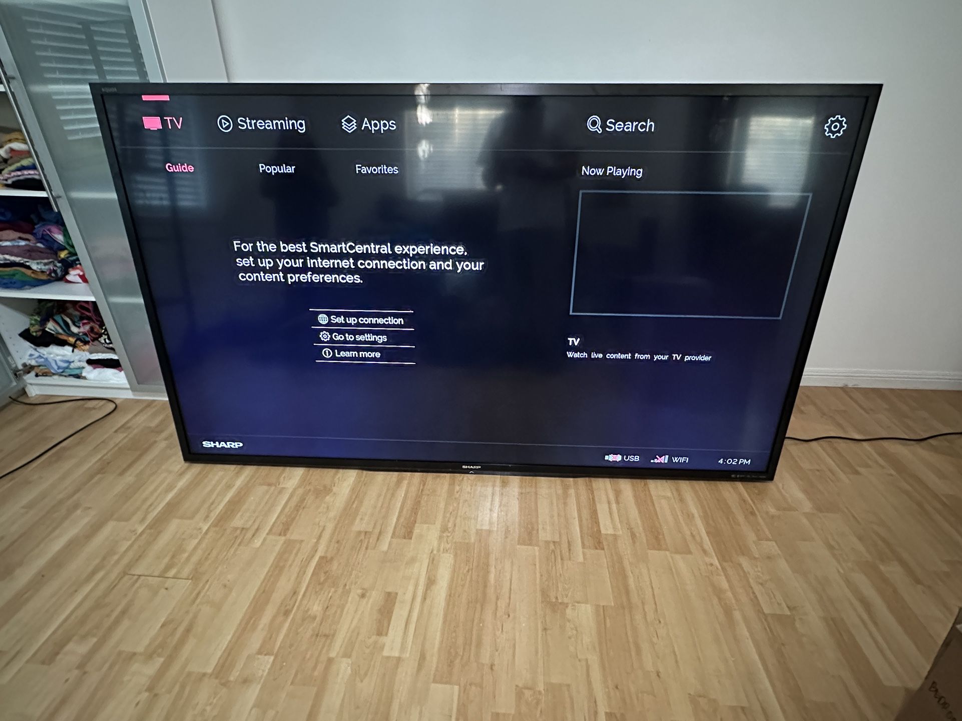 90 inch Sharp Aquos