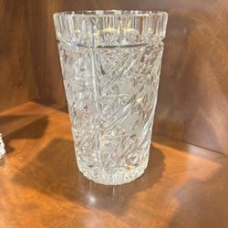 ✨Vintage Starlet Cut Crystal Flower Vase💫
