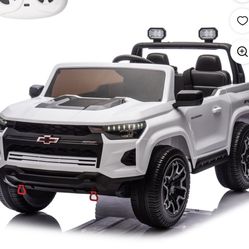 Chevy Colorado Ride On Truck Kids Age 3-8 With Remote Control 