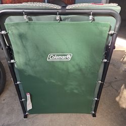 Coleman Ridgeline camping bed, Foldable, aluminum  light weight.