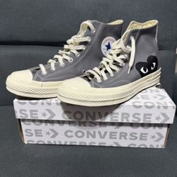 Converse Play Comme De Garcons high Grey size 8 mens