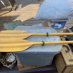 Mitchell Wood Kayak/ Canoe Paddle Two Piece