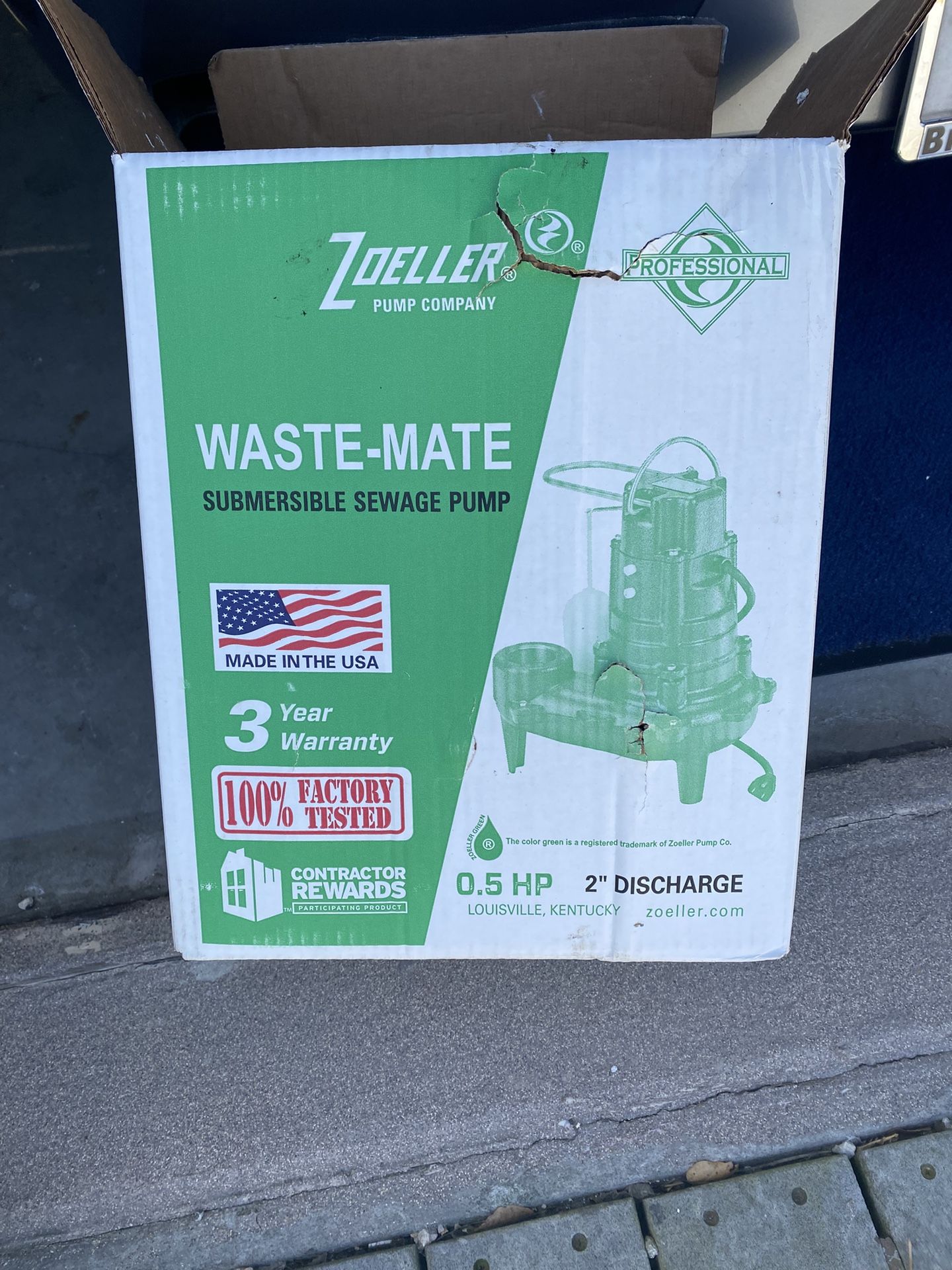 Zoeller Sewage Ejector pump