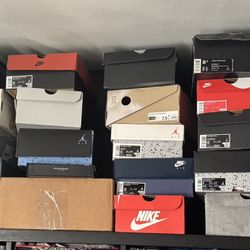 Empty Jordan/Nike Shoe Boxes