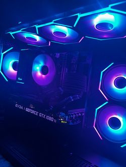 💎 CLEAN RGB GAMING PC — EVGA GTX 1080 Ti 11GB + Custom Cables