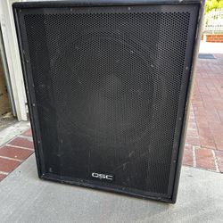 QSC 18” Powered Active Sub Speakers (two)