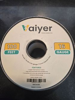 Vaiyer 16 gauge speaker wire 100ft