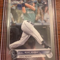 Cal Raleigh Topps Chrome Rookie Refractor 