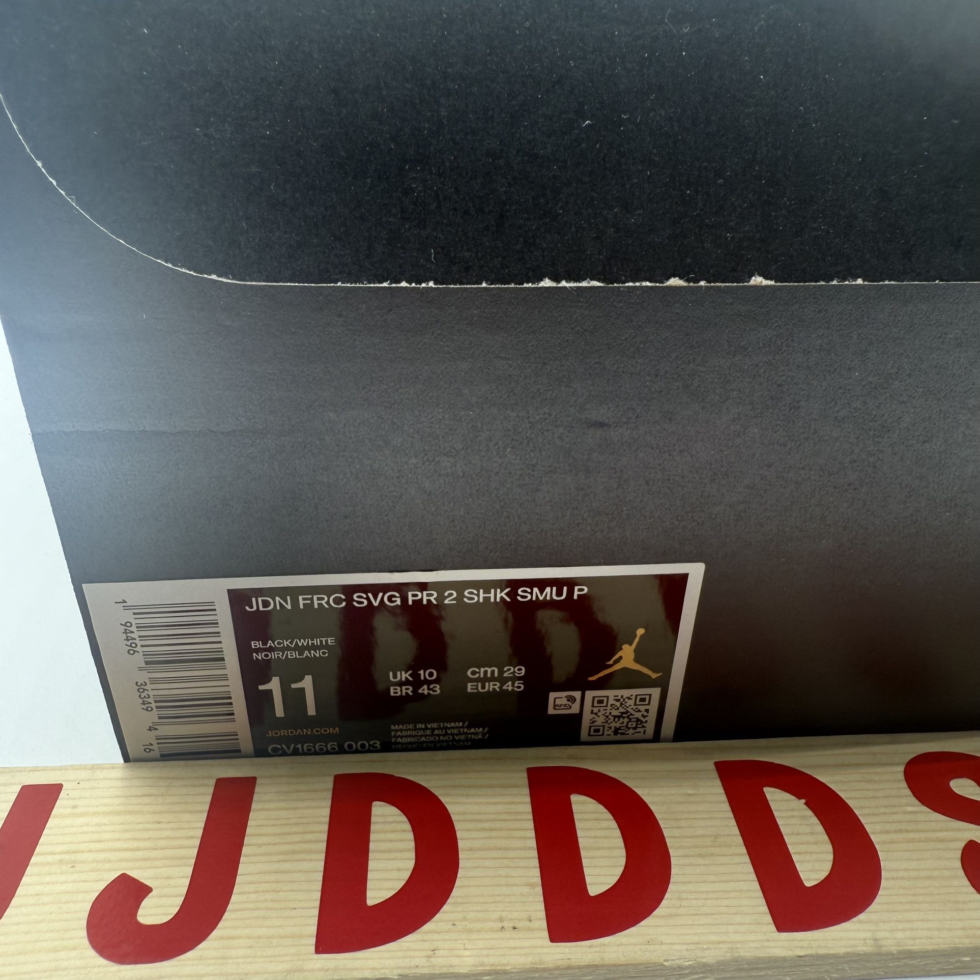 Nike Jordan Force Savage Pro Shark Cleats Black CV1666 003 Men's