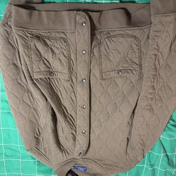 Size Large Green Polo Jacket