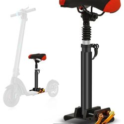 Gugxiom Electric Scooter Seat, Foldable and Adjustable Saddle Seat with Shock Absorption Foam Cushion Scooter Seat for Xiaomi M365
