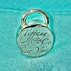 Tiffany & Co. Circle Notes Padlock Charm