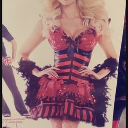 Sexy adult women’s sequin feathers burlesque costume bodysuit body shaper 