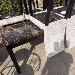 Table and chairs 