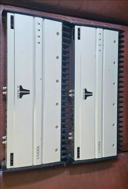 2 jl audio 1000/1 amps