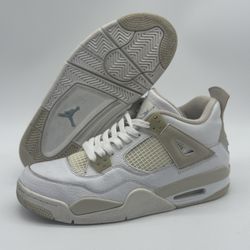 Nike Air Jordan Retro 4 Linen GS 487724-118 Youth Size 6.5 (6.5Y)