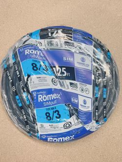 romex 8/3 125ft 280$