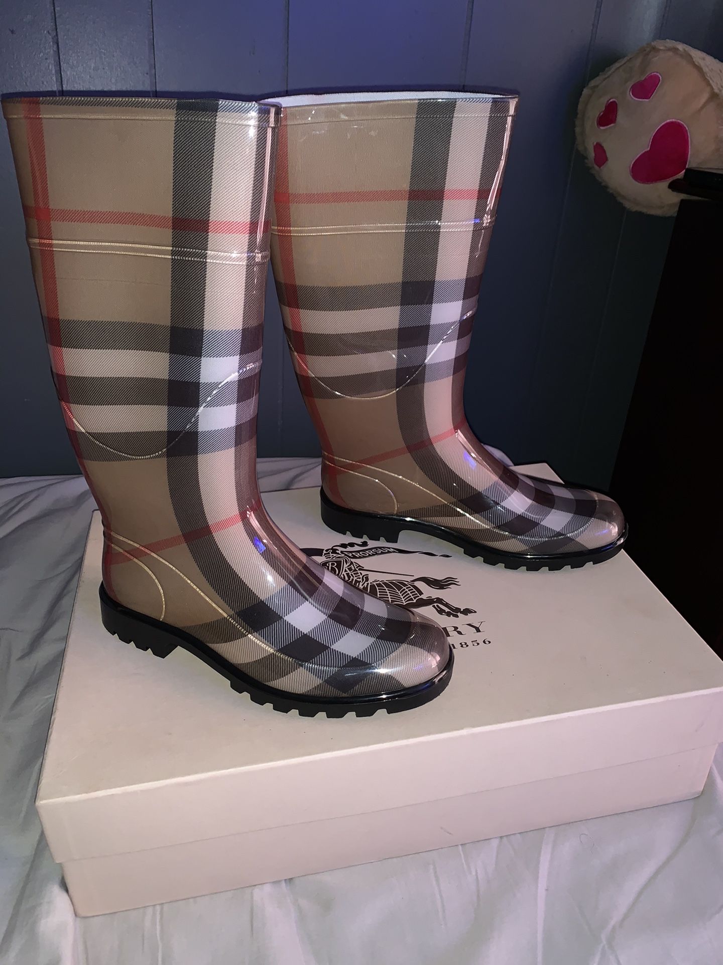 Burberry Rain boots..