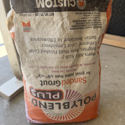 Open Bag Sanded Shower Grout