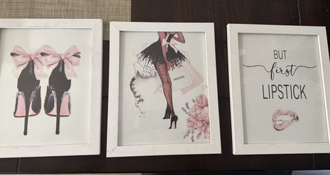 Framed Fashion Art Pictures